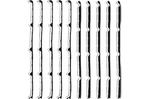 SIALVND 9 Inch Inside Outside Foam Closure Strips for Metal Roofing Panels Heat Insulation 3 Feet Long 10pcs