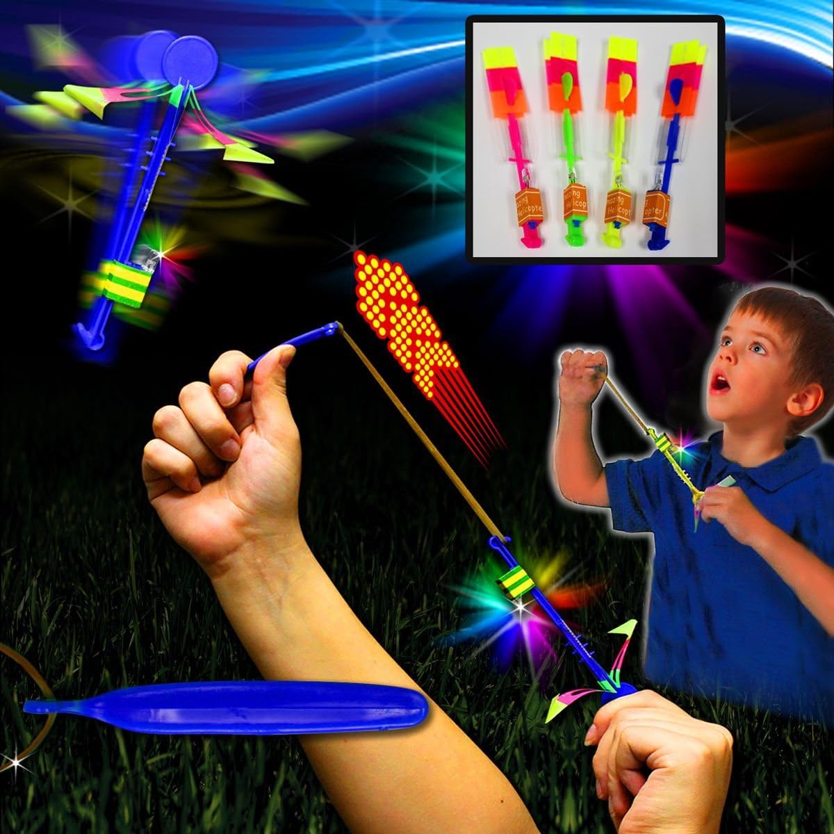 led finger rockets
