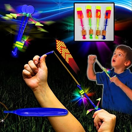 rocket copters slingshot led helicopters