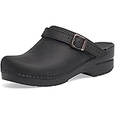Dansko Ingrid Sling Back Mule Clog for Women - Anti-Fatigue Rocker Bottom Promotes Forward Foot Motion - Premium Leather Uppers for Long-Lasting Wear