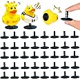 20Pcs Duck Holder for Car Dash, Rubber Duck Mounts Duck Plugs for a Fun and Funky Car Dashboard Display Gift for Car Lover Double-Sided Stickers Included