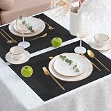 Famibay Placemats and Coaster Sets 45x30 cm 6-Piece Heat Resistant view 5