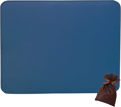 Amazon きざむ 名入れ 姫路レザー マウスパッド 革製 ギフト 贈り物 ブルー きざむ マウスパッド 通販