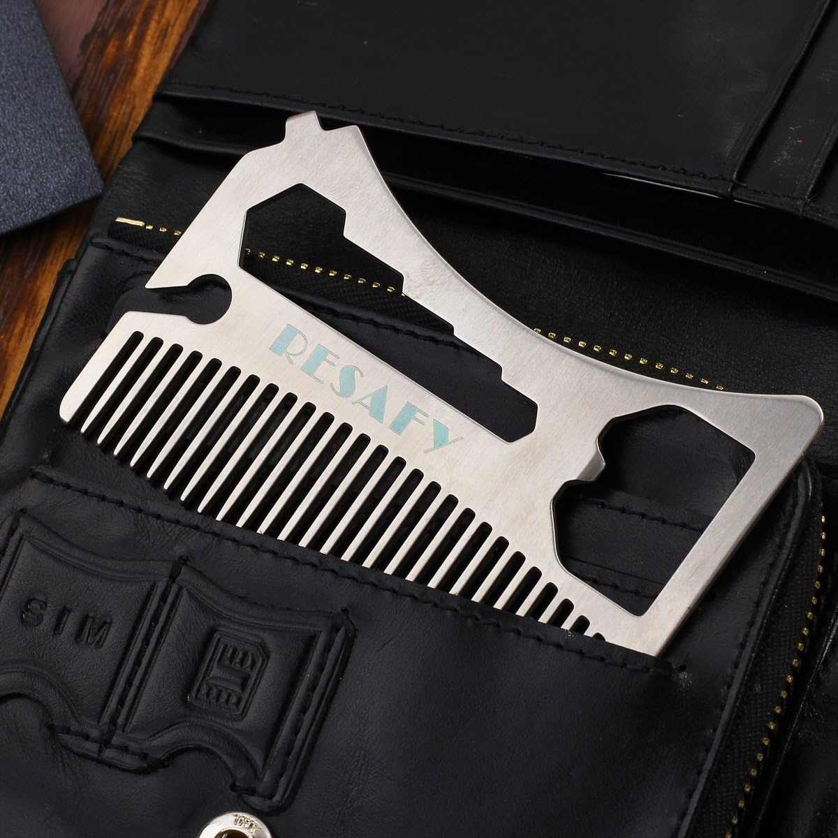 Beard Comb Bottle Opener