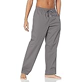 Amazon Essentials Mens Straight-Fit Woven Pajama Pant with Pockets