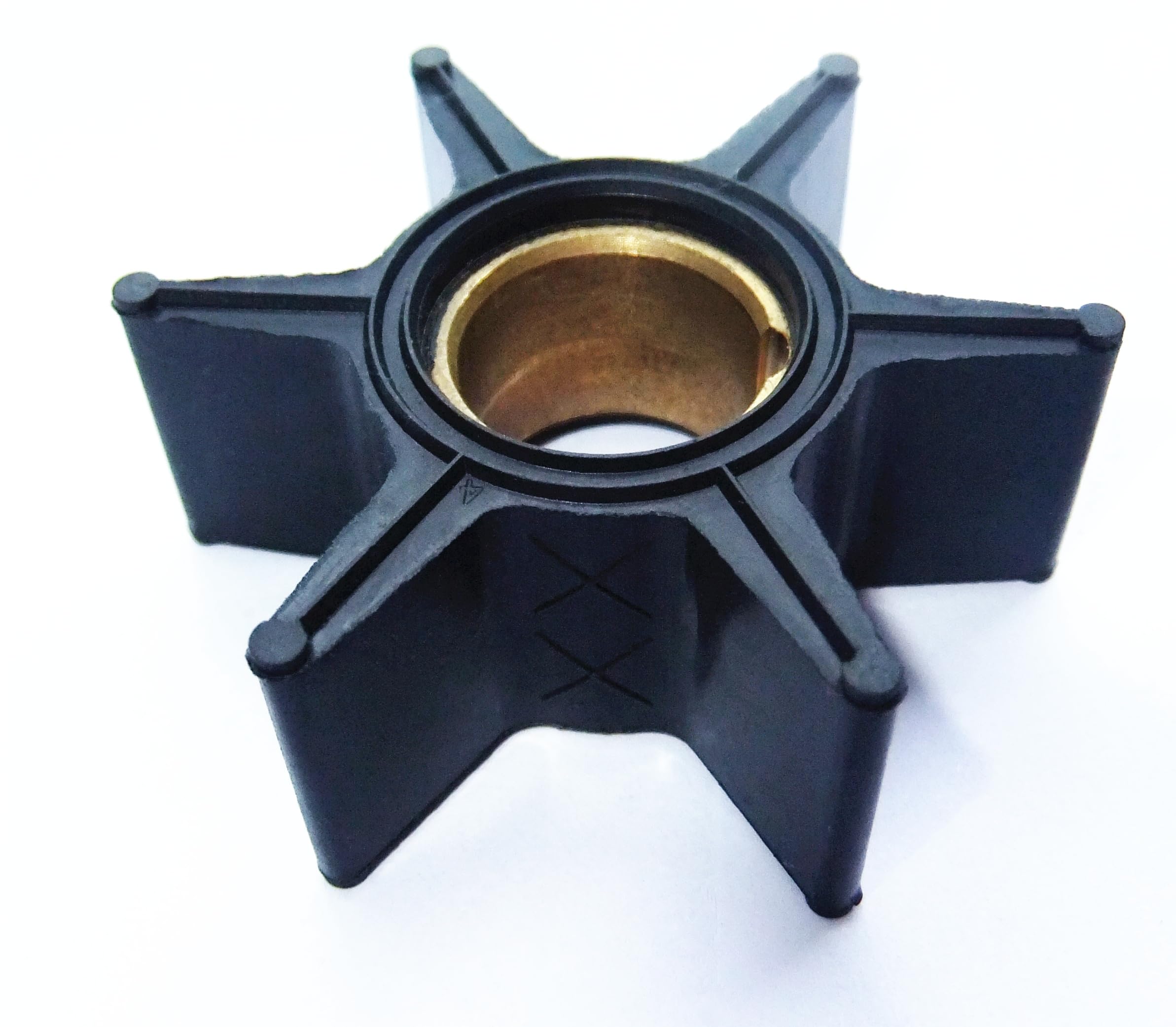 SouthMarine Impeller for Mercury 20hp Outboard Motors - 6 Blades, Brass Hub, 30g
