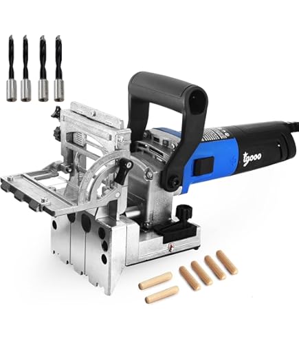 otebocrafts IGT規格 igooo Dual-Spindle Doweling Jointer DJ710 with Drilling Bits