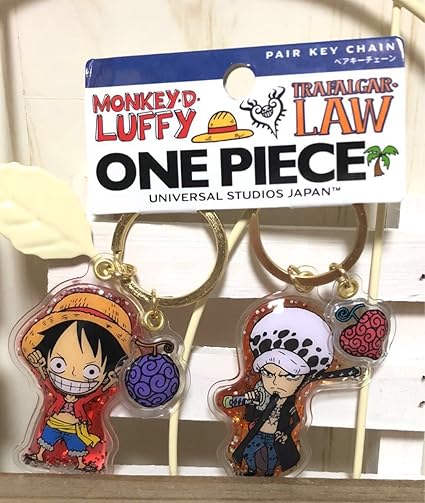 Amazon Usj ワンピース ペア キーチェーン ルフィ ロー 18 One Piece プレミアム サマー キーホルダー アニメ 萌え グッズ 通販