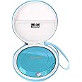 CD Player Case Compatible for ByronStatics PCD220B/GPX PCB319B/PC332B Products Portable Disc CD Player, Travel Carrying Stoarge Holder for Arafuna/MEGATEK/Deluxe Products(Blue)