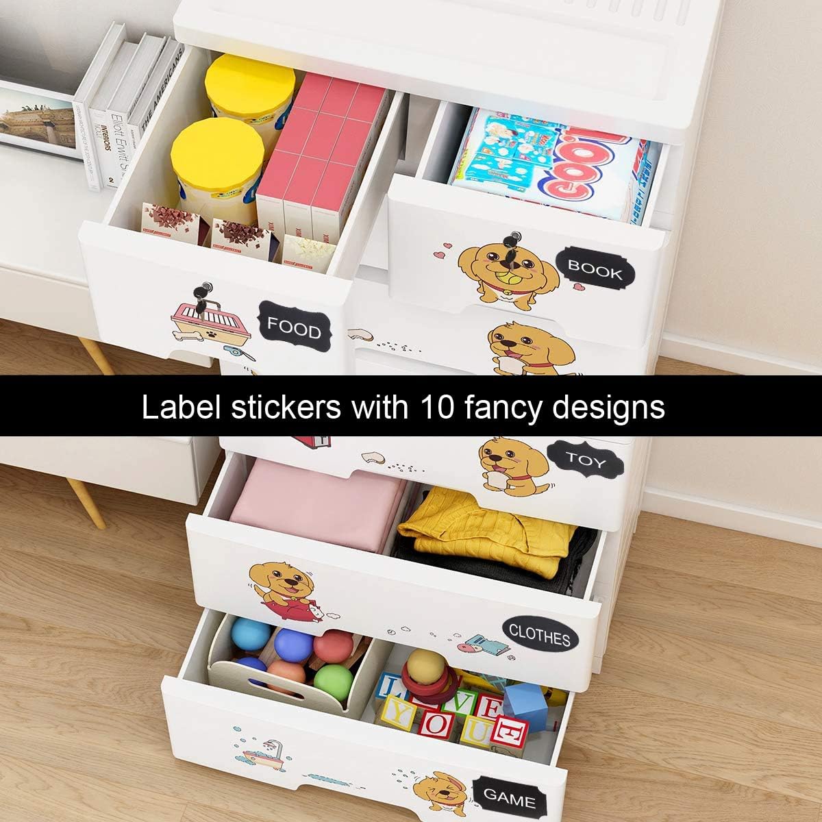100Pcs Chalkboard Labels Stickers, Reusable Small Waterproof Sticker Label with White Liquid Chalk Marker for Home and Kitchen, Adhesive Removable Chalk Board Mason Jar Labels : Office Products