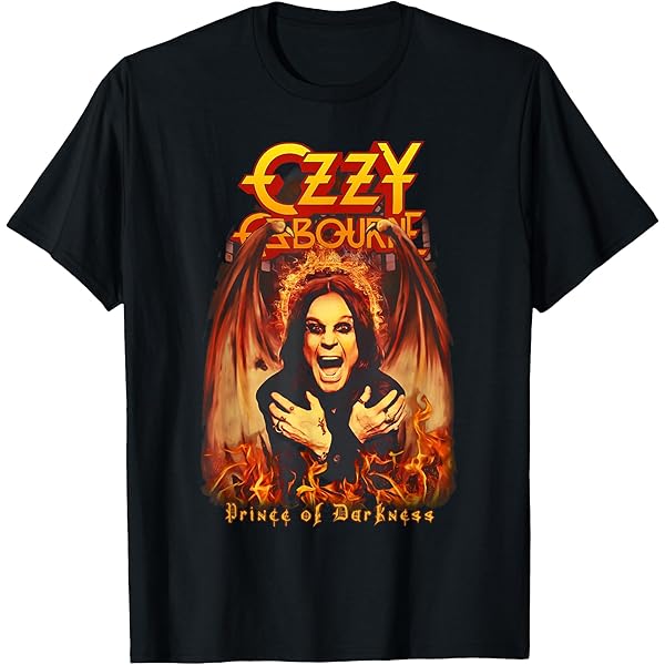 Amazon.com: Ozzy Osbourne Saint Ozz T-Shirt : Clothing, Shoes