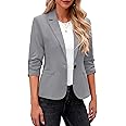 LookbookStore Blazers for Women Suit Jackets Dressy 3/4 Sleeve Blazer Business Casual Outfits for Work