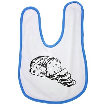 Amazoncom Bread Baby Bib In Blue Baby Boy Bibs Dribble Bibs