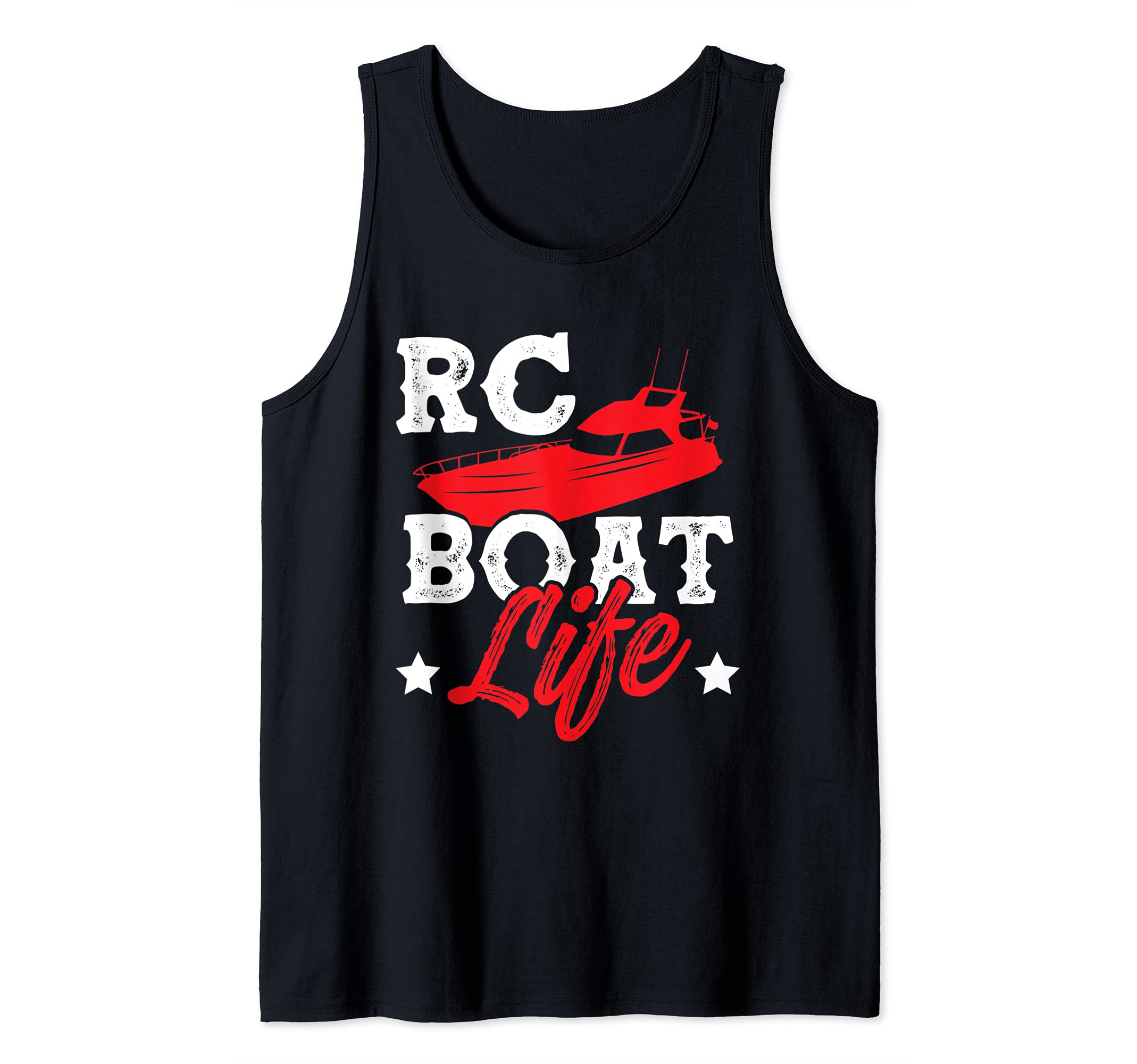 RC Boat Life Remote Control Boat Racing Collector Funny Tank Top