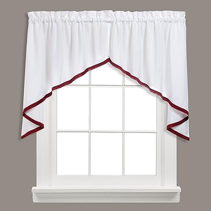 Saturday Knight Kate Swag Pair, 57 x 28, Berry