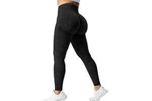 YEOREO Scrunch Butt Lift Leggings for Women Workout Yoga Pants Ruched Booty High Waist Seamless Leggings Compression Tights