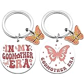 Uerifr Godmother Proposal Gift Will You Be My Godmother Gifts from Godchild God Mother Gifts for Women Godparents God Mommy Proposal Madrina Keychain for Birthday Christmas Mothers Day