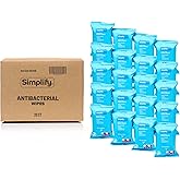 Simplify Hand Wipes 20 ct (24 pack, 480 Total Wipes). Gentle Cleansing with Aloe, Scented and Dermatologist Tested