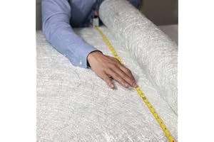 Fiberglass Chopped Strand Mat Cloth 50" x 360" | 1 oz | 50 Inch Wide 10 Yard Long | CSM GRP | Molding Roofing Boat Marine Rep