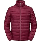 Zoofly Mens Winter Coats Thermal Lightweight Puffy Jackets Men Waterproof Warm Puffer Coat with Zip Pockets