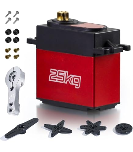 35KG High Torque Digital Servo Motor - Metal Gear, For RC Cars, Robots, Boats (0-180° Control)