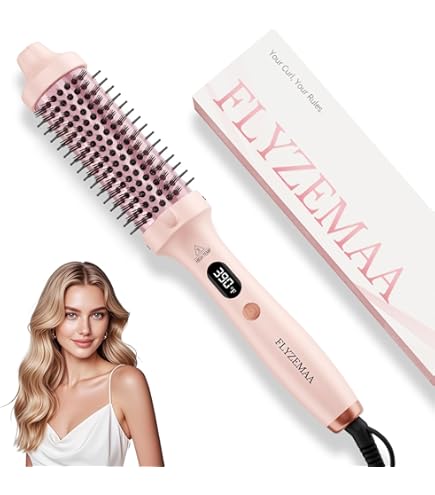 Amazon.com : Thermal Brush, FLYZEMAA 1.5 Inch Curling Iron for