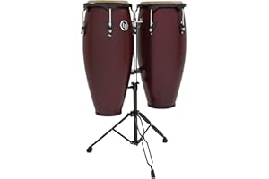 Latin Percussion City Wood Congas 10" & 11" Set - Dark Satin Finish