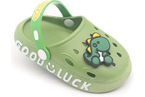icosylify Toddler Shoes 0-15 yrs Girls Boys Clogs Baby Girl Sandals Baby Boy Sandals Garden Shoes Dinosaur Cartoon Slides Slip-Resistance Beach Slipper Toddler Little Kid Big Kid