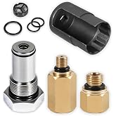 Bonbo 6.0 IPR Valve Socket &amp; Oil Rail Adapters Kit &amp; 6.0 High Pressure Oil Pump IPR Valve Air Test Fitting Tool with Seal Kit, Fits for Ford 6.0L Powerstroke Diesel Engine (8 Pack)