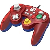 HORI Nintendo Switch Battle Pad (Mario) GameCube Style Controller - Nintendo Switch