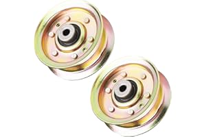 Flat Idler Pulley for AYP Craftsman Poulan 173437 532173437 131494 173438 165888 532104360 Fits Husqvarna LT16542 LT18452 LTH