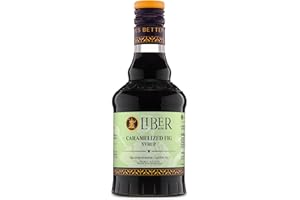 Liber & Co. Caramelized Fig Syrup - Made with California Mission & Calimyrna Figs - Perfect for Old Fashioneds, Manhattans & Aged Spirit Cocktails - Makes 25 Drinks - Craft Cocktail Mixer (12.7 oz)