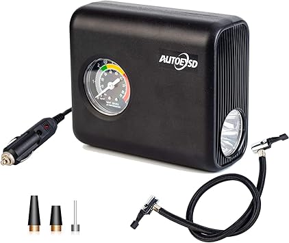 electric air compressor pump car bike tyre inflator