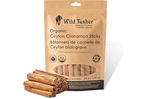 Wild Tusker Large Organic Ceylon Cinnamon - Sticks 65g