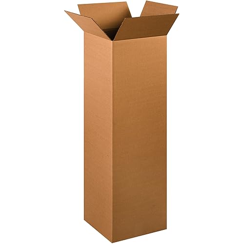 TAPE LOGIC 12 x 12 x 40 Corrugated Cardboard Boxes, Tall 12"L x 12"W x 40"H, Pack of 15 | Shipping, Packaging, Moving, Storage Box for Home or Business, Strong Wholesale Bulk Boxes
