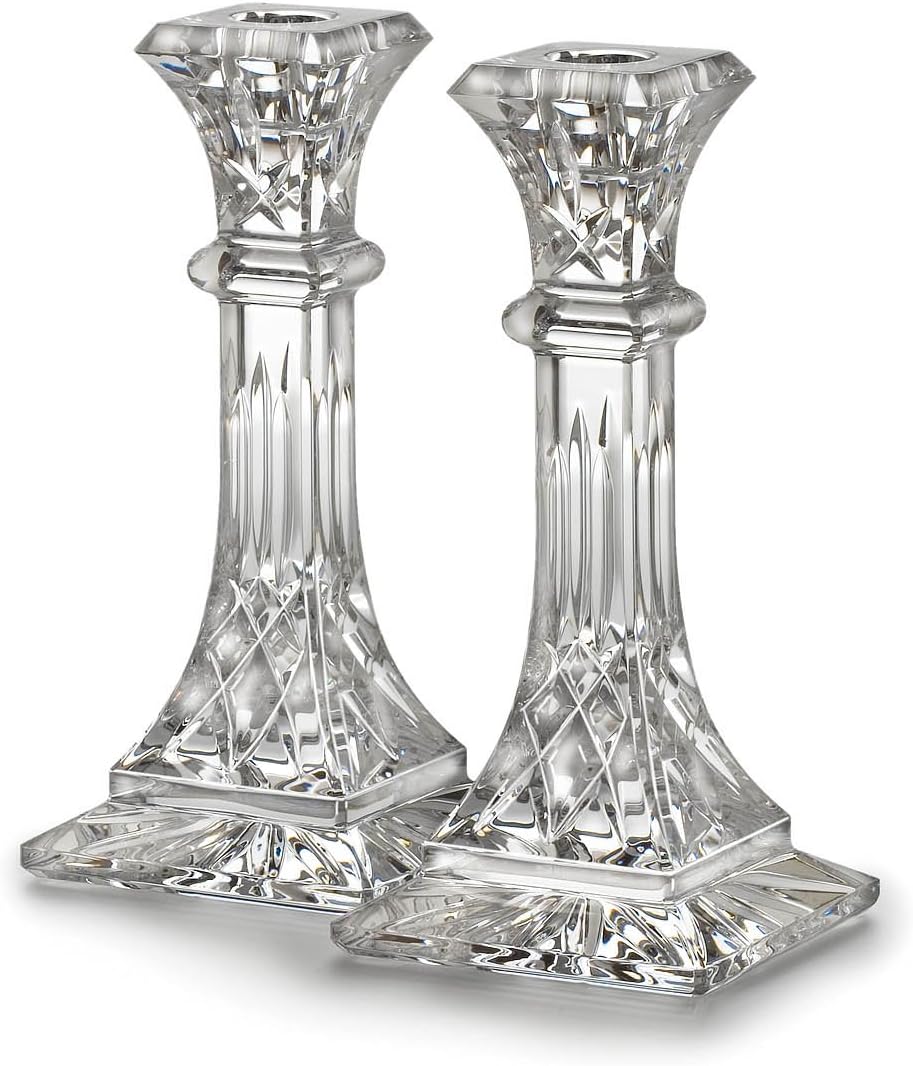 Waterford Lismore 8Inch Candlestick Pair (136679) Amazon.co.uk