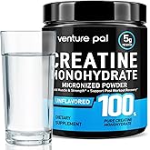 Venture Pal Creatine Monohydrate – Micronized, Unflavored Powder for Men and Women, Workout & Performance Support
