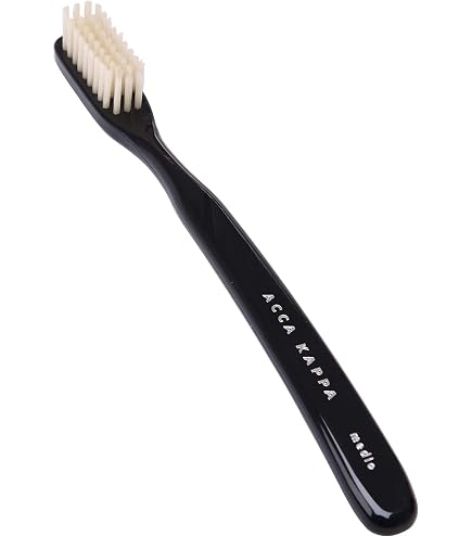 Amazon.com: Acca Kappa Historical Black and White Toothbrush Soft