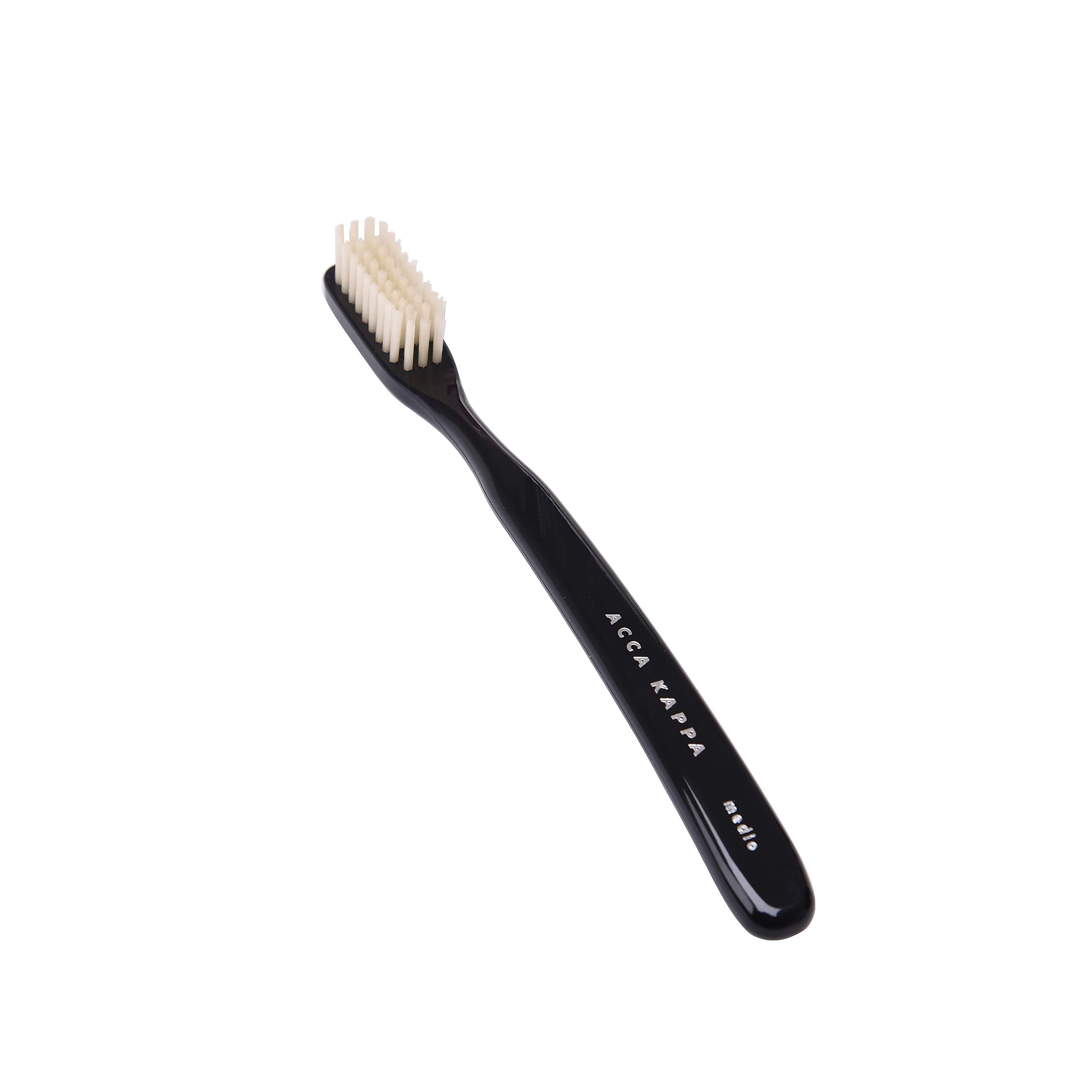 Acca Kappa Vintage Black Toothbrush Soft Nylon