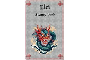 Eki Japan Travel Stamp Book: Collect stamps and Memories from your train trip| 112 pages, 5.5 x 8.5 | Japanese stamp Collecti