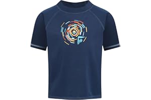 Kanu Surf Boys' Paradise UPF 50 Sun Protective Rashguard Swim Shirt