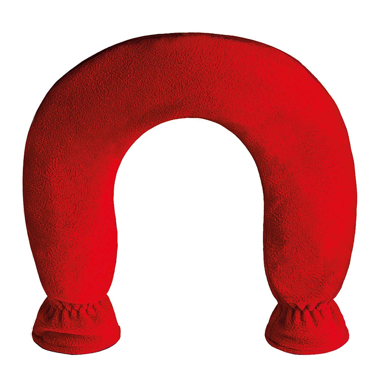 Keine Angaben Neck Hot Water Bottle Red Volume 1,4 Litre Neck Warmer Max 1 Litre to Fill Removable Cover
