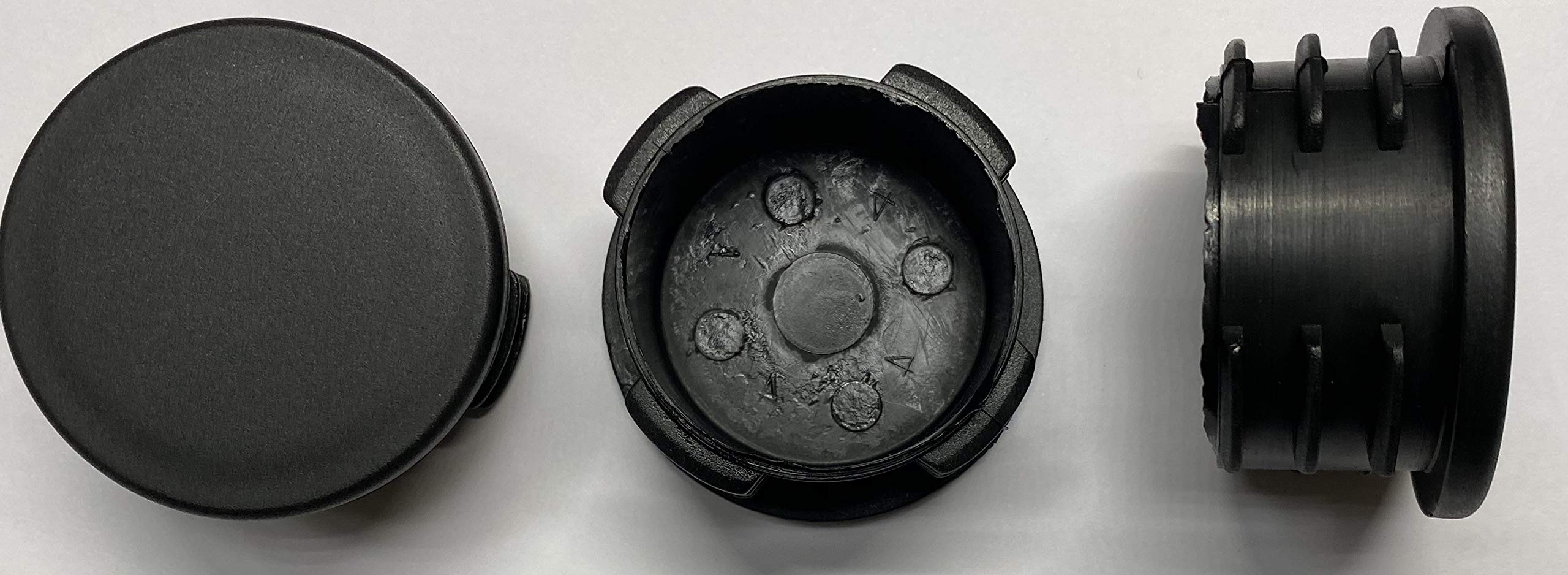 dexierp Protection Force 2" 51mm (Pack of 4) Round ODTubing Plastic Insert Plug, Tubing Post End Cap, Chair Glide