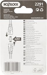 Hozelock 2291 Double Male Connector Garden Hose Fittings view 3