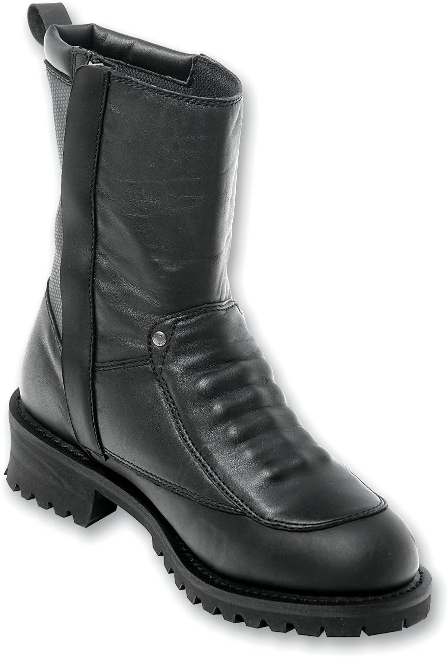 Milwaukee Motorcycle Clothing Company Stomp Leather Men's Motorcycle Boots (Black, Size 11D)