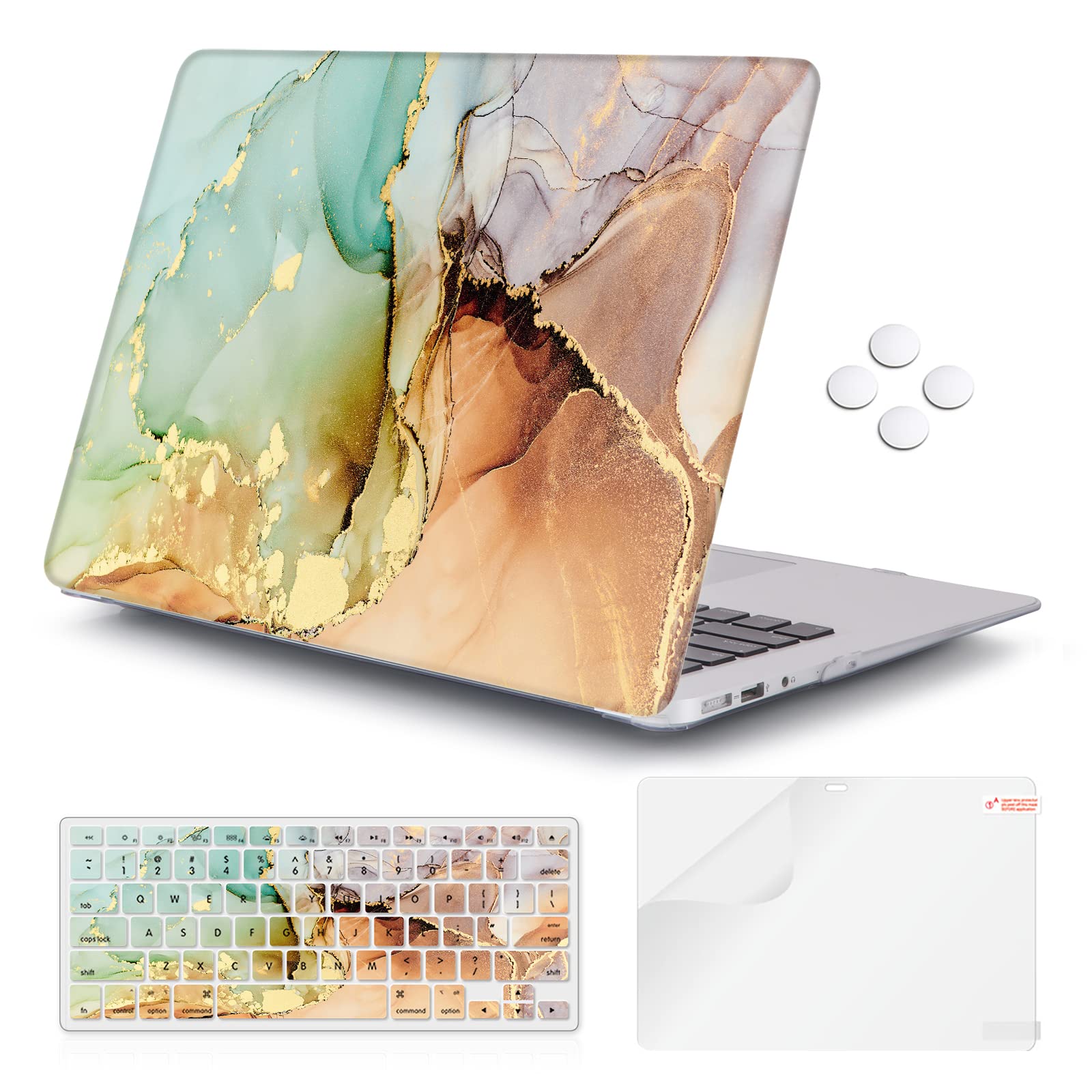iCasso Compatible with MacBook Air 13 inch Case