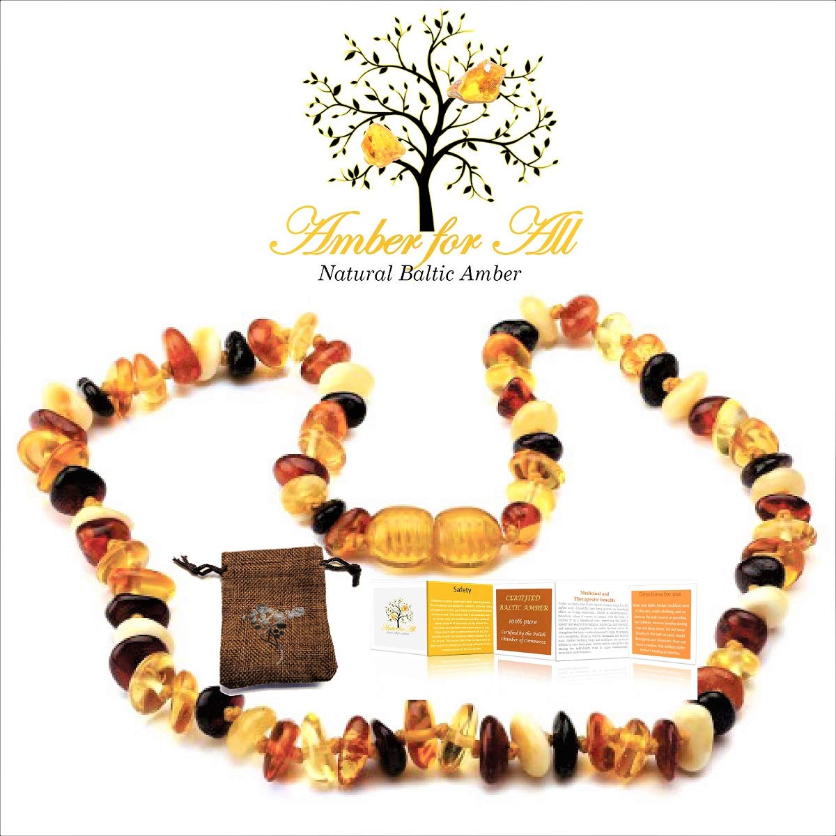 amazon amber teething necklace