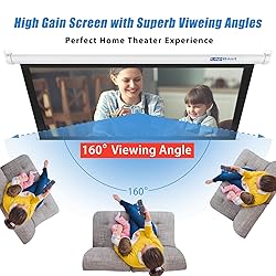 LopBast Screen 100INCH Manual Pull Down White