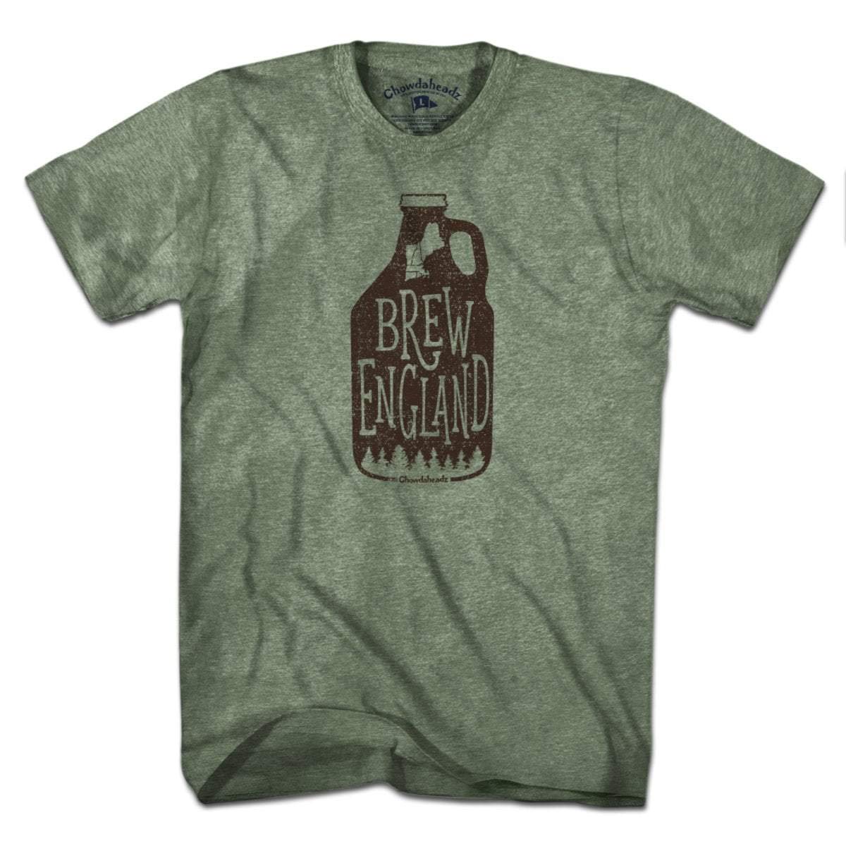 Brew England Growler T Shirt Zilem