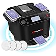 ShuffleBox G1 Pro 2025 Version Automatic Card Shuffler and Dealer 2-in-1 for 12 Players, Ultra Quiet, Rechargeable, Remote Card Calling, for Board Games and Poker Games (Black)